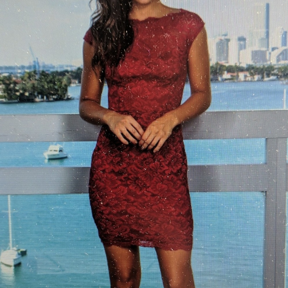 Red Lace Dress